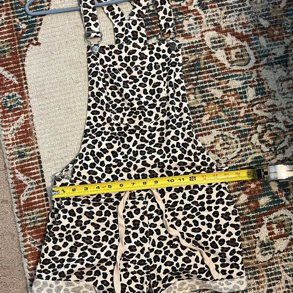 Altard State ! Leopard overalls with elastic waist and adjustable straps - Picture 6 of 8